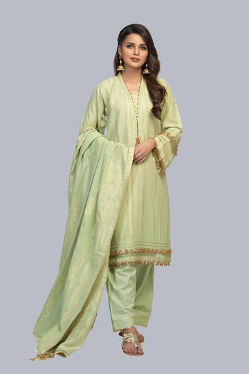 Bonanza Satrangi ASR213P100-L-GREEN Eid Collection 2021